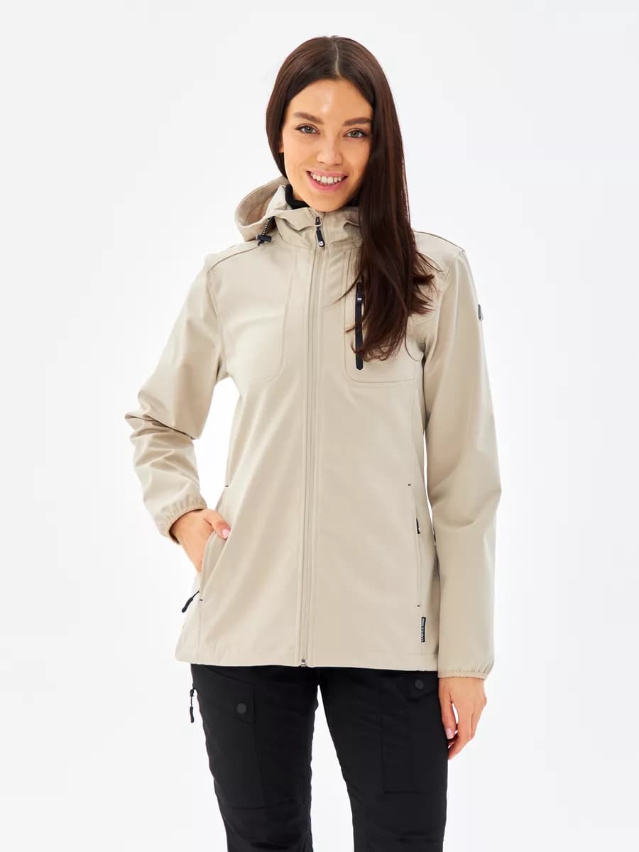 Куртка софтшелл мембранная ветронепродуваемая