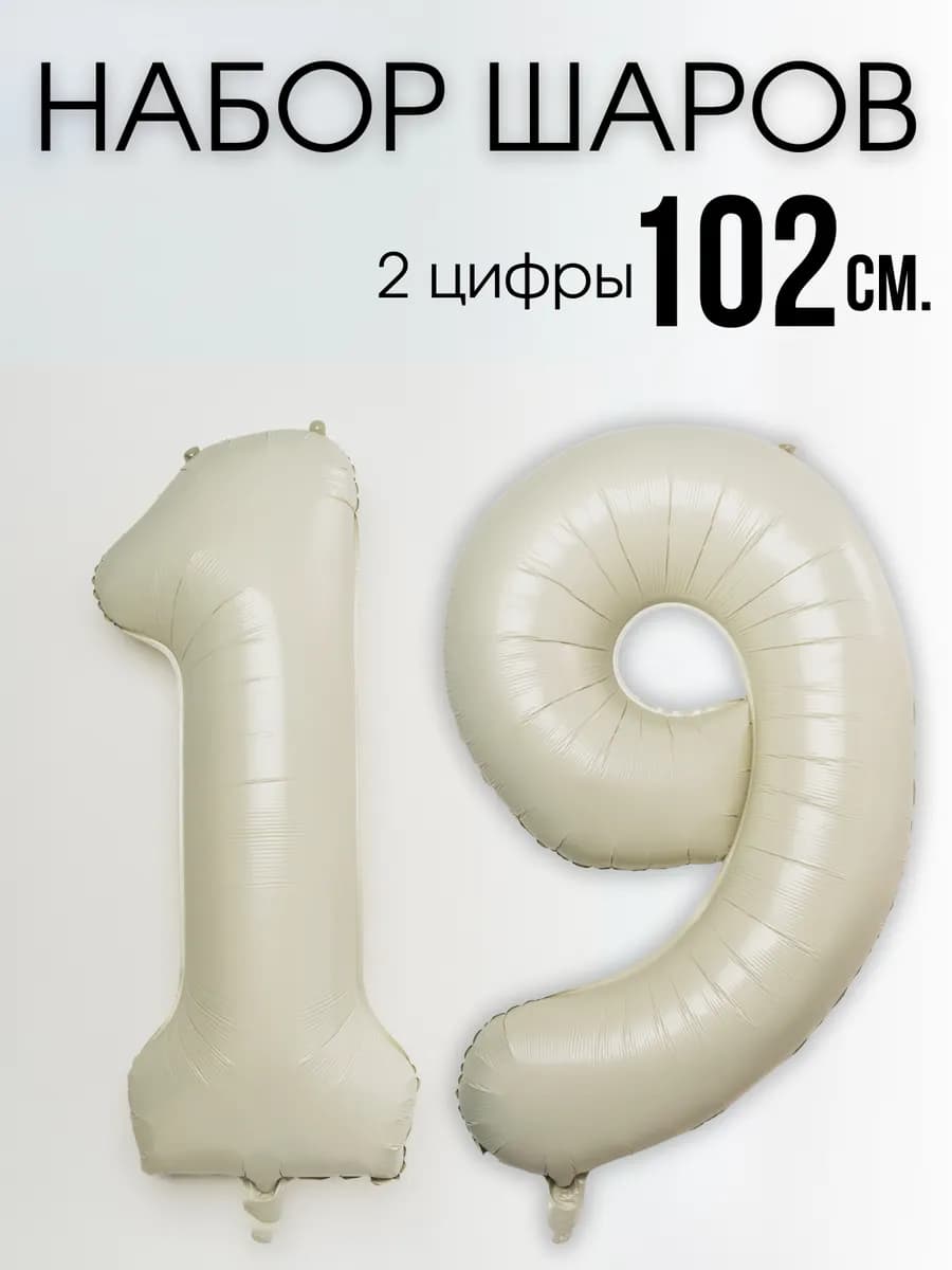 Воздушные шары на день рождения 19 лет