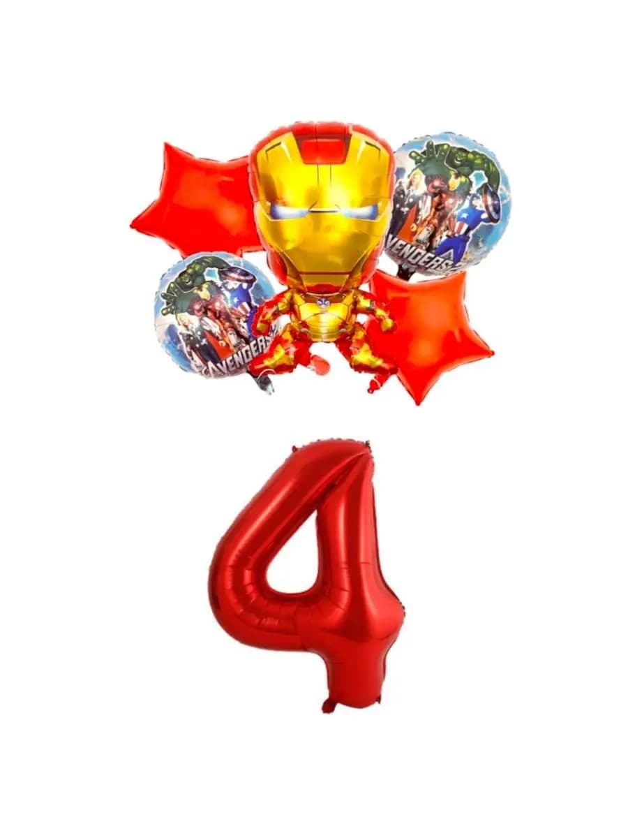 Украшение фотозоны на ДР Железный человек