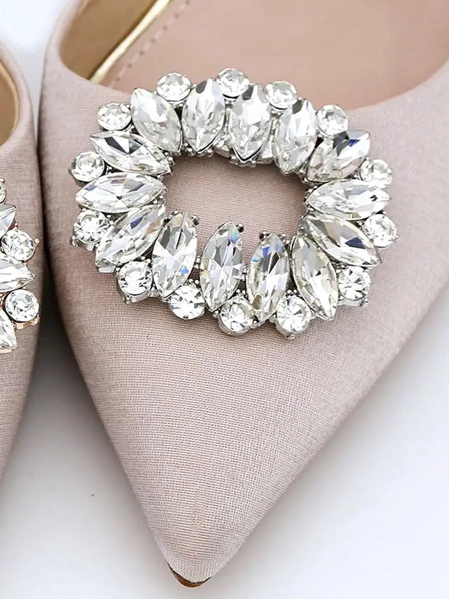 Украшение для обуви и одежды со стразами