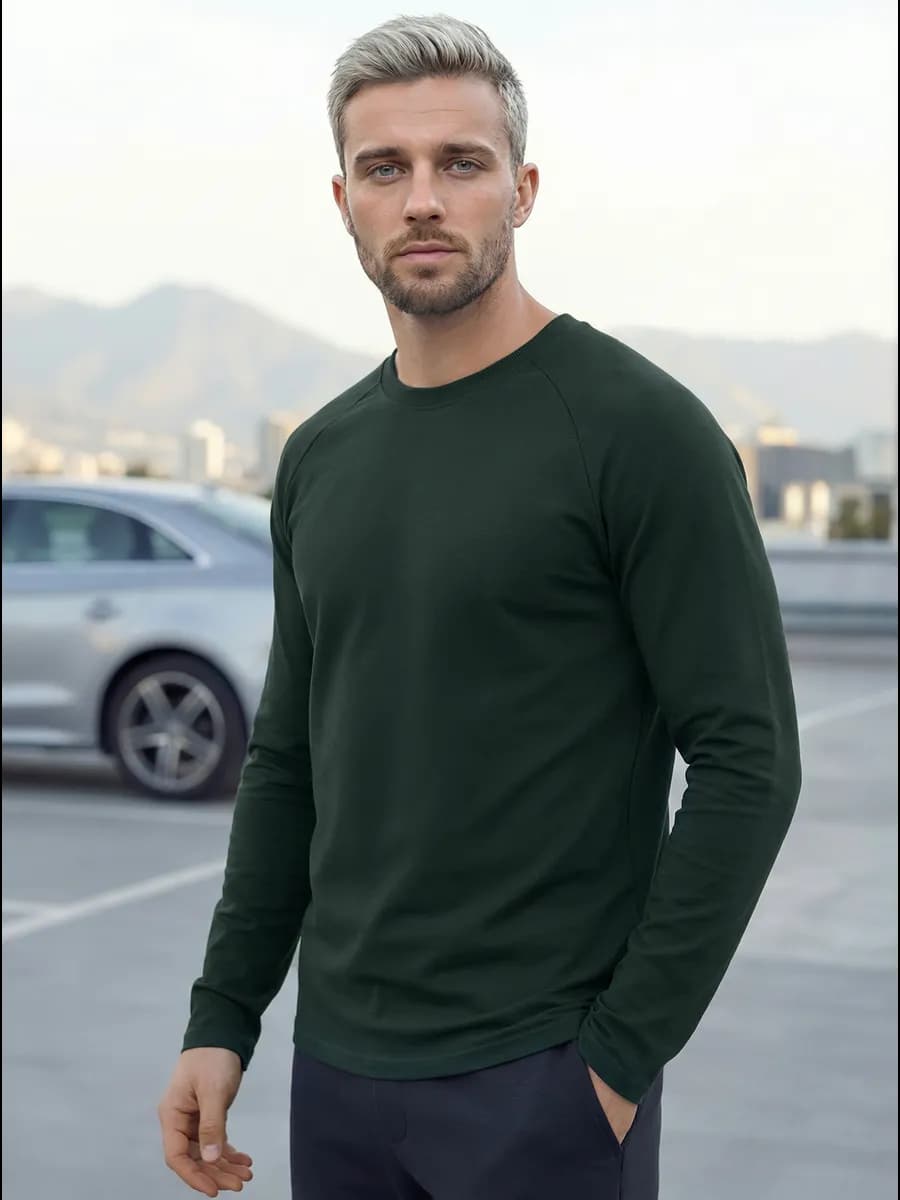 Лонгслив базовый футболка с длинным рукавом