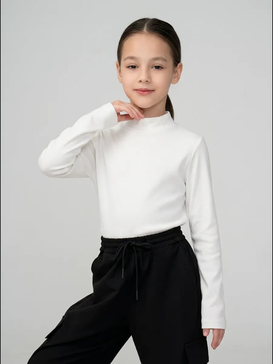 Базовая водолазка для детей и подростков в школу и сад