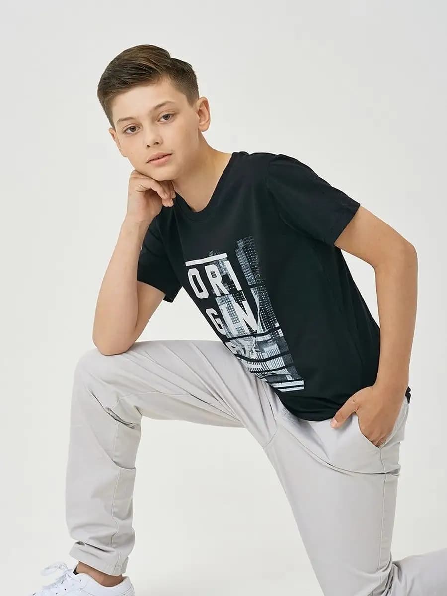 Футболка черная - фото 1