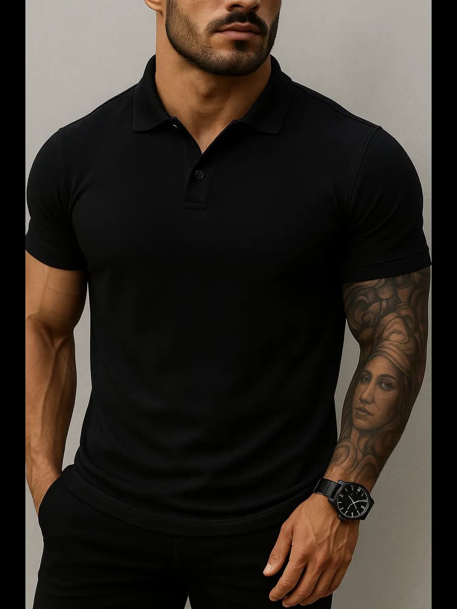 Футболка поло хлопок - фото 1