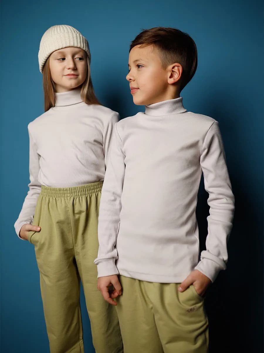 Водолазка в рубчик