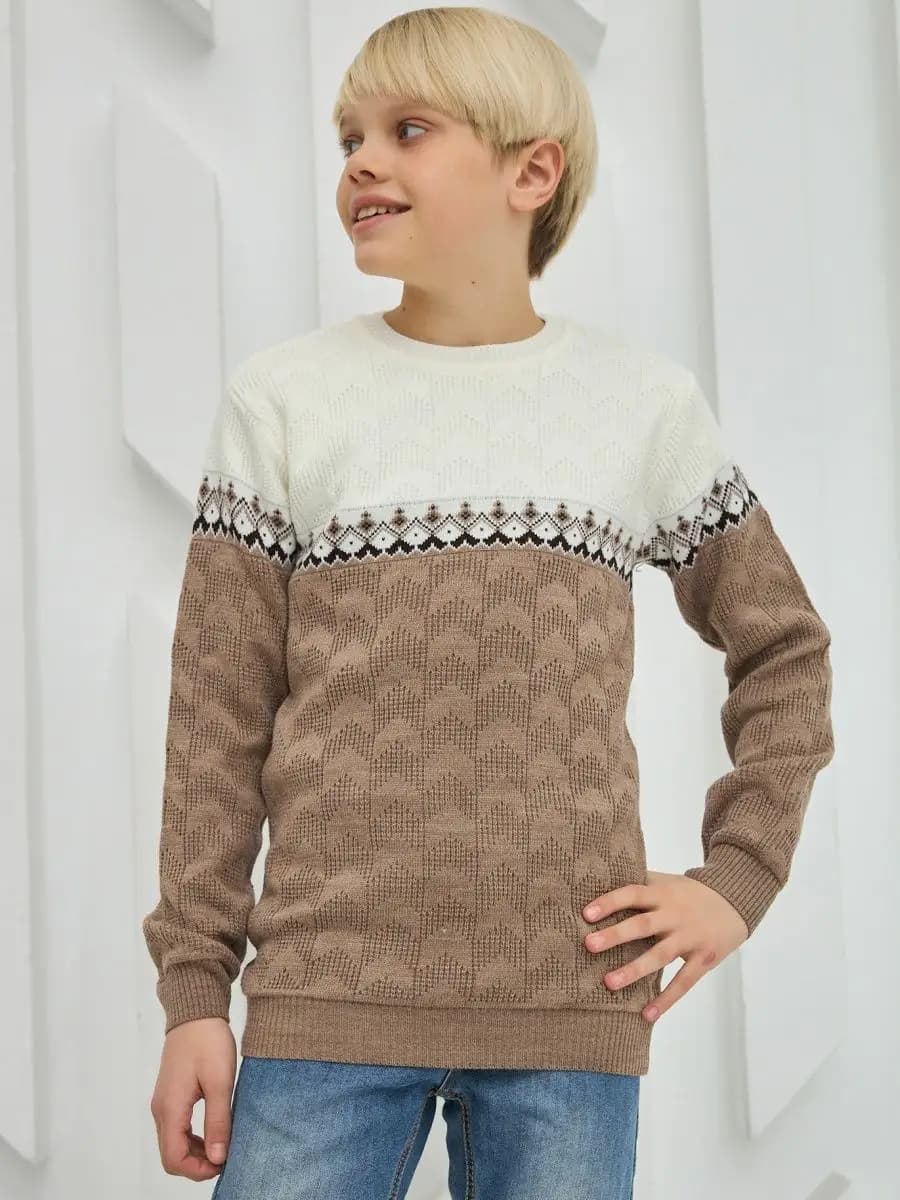 Джемпер вязаный