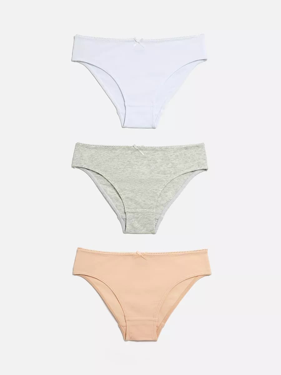 Комплект базовых трусов из 3 штук