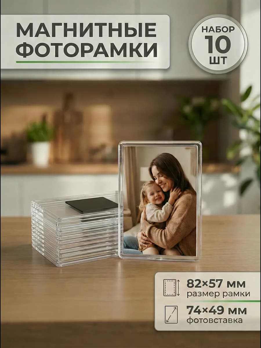 Акриловая заготовка для магнитной фоторамки