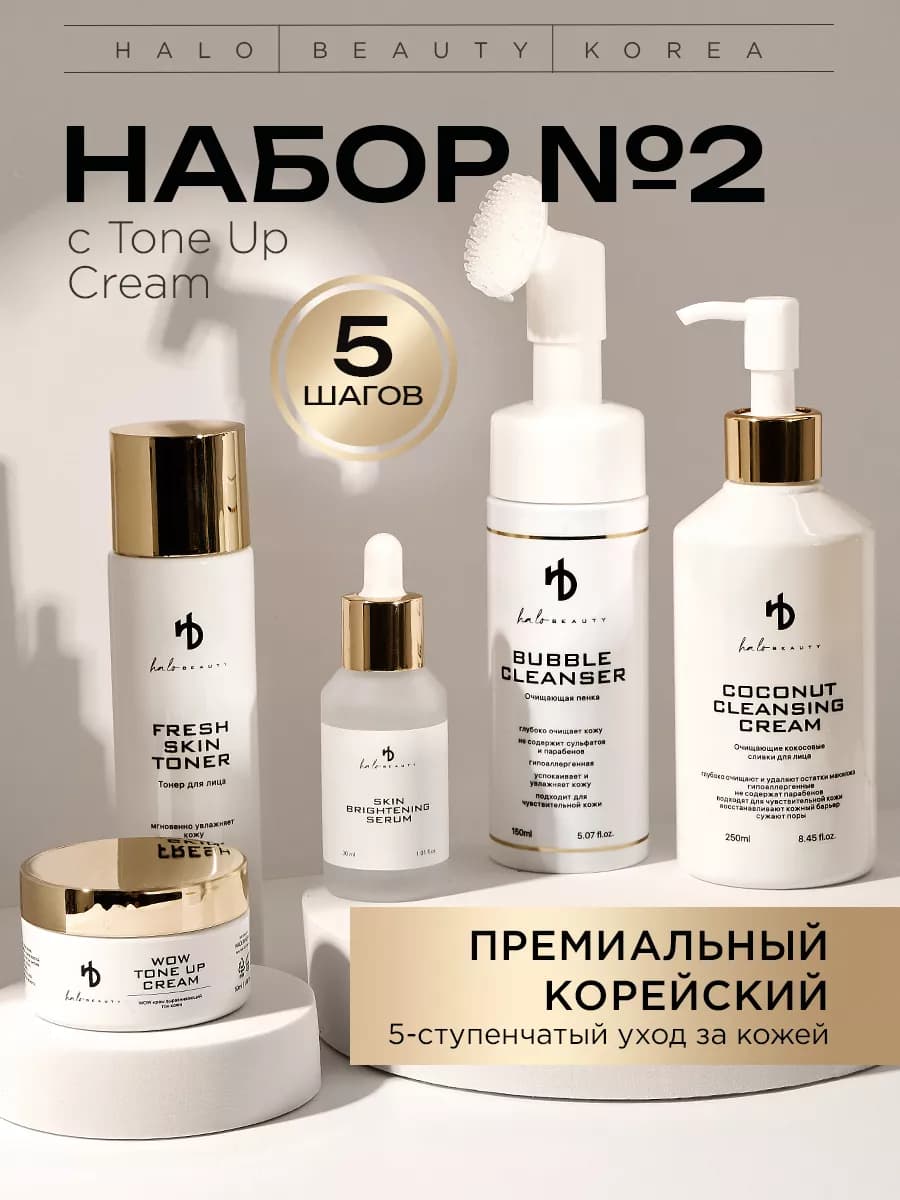 Большой набор косметики для лица подарочный