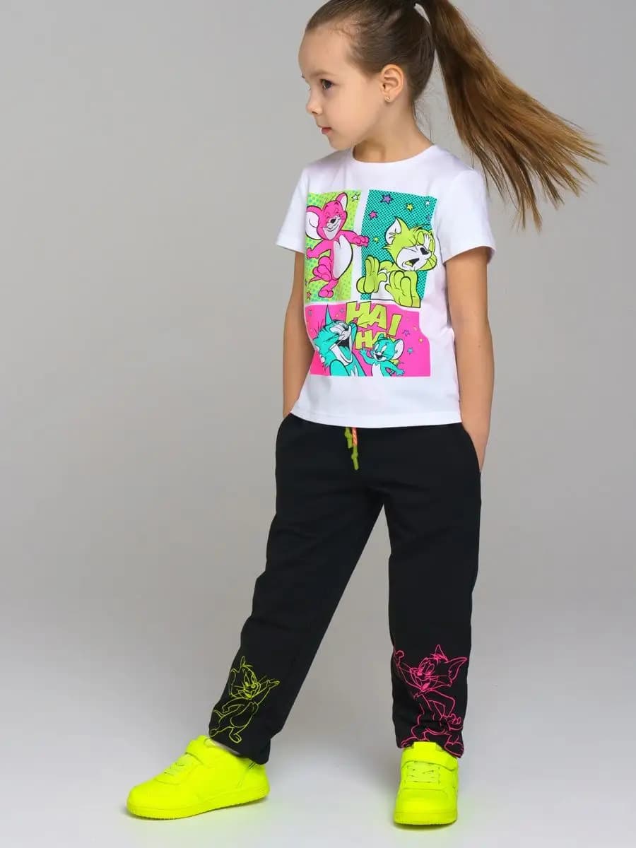 Брюки на резинке без начеса детские в садик - фото 1