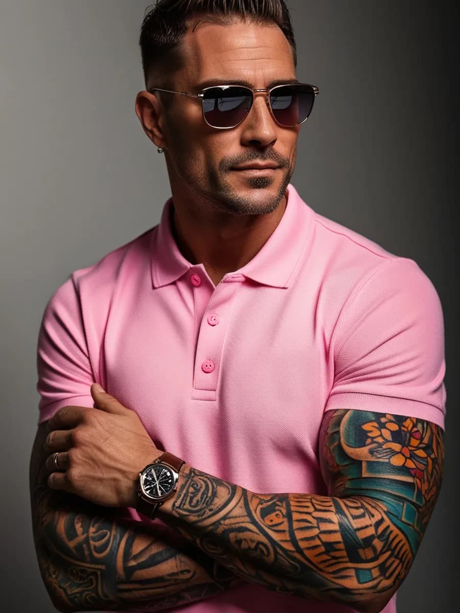 Футболка поло с коротким рукавом