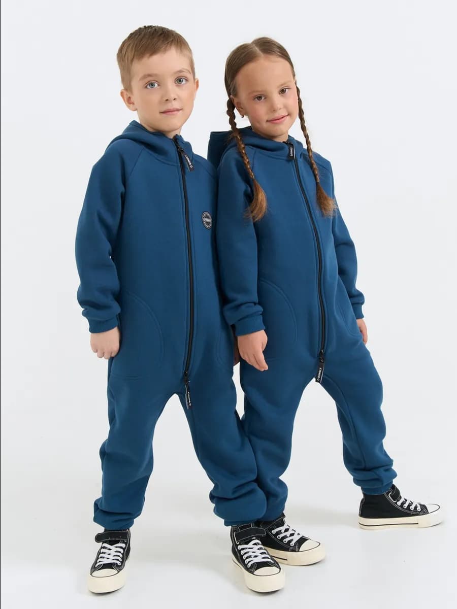 Детский комбинезон утепленный с начесом