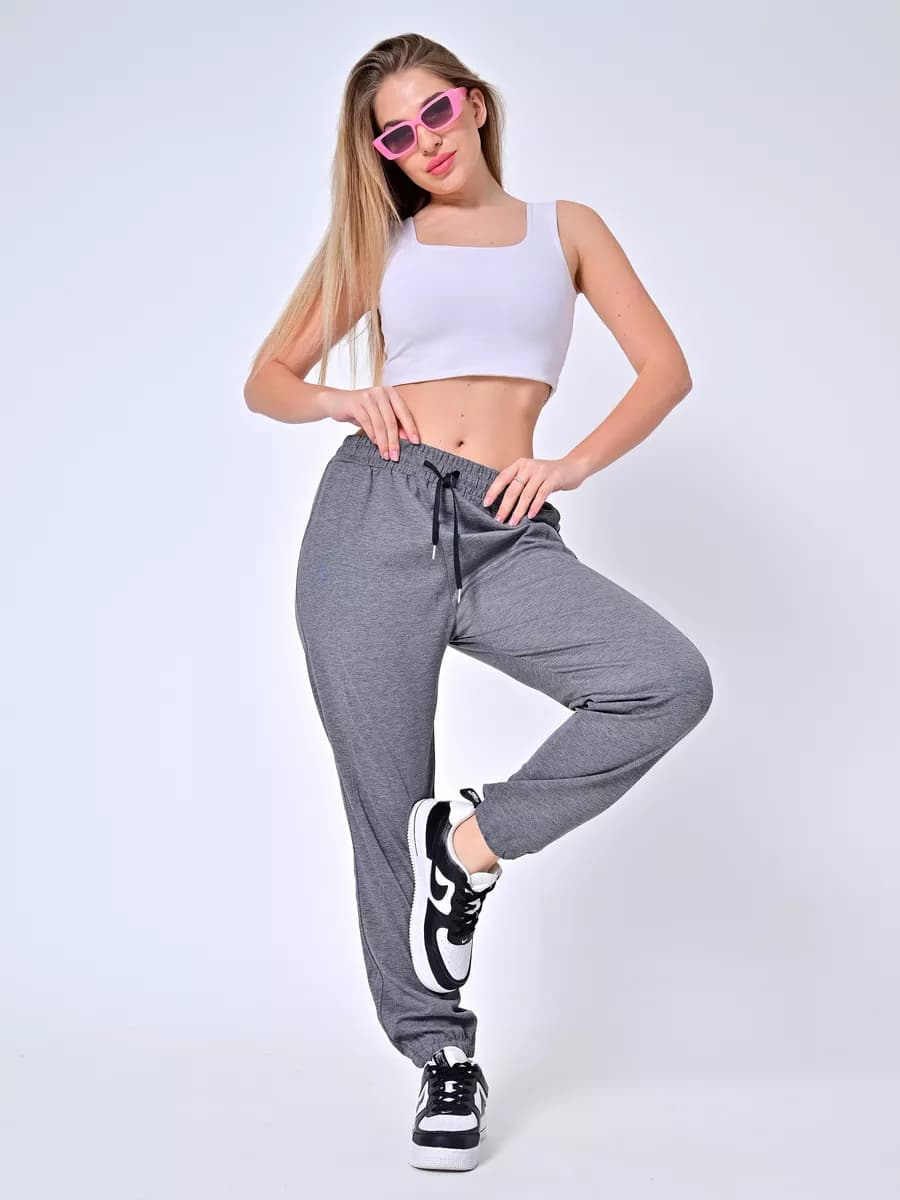 Спортивные брюки джоггеры со средней посадкой