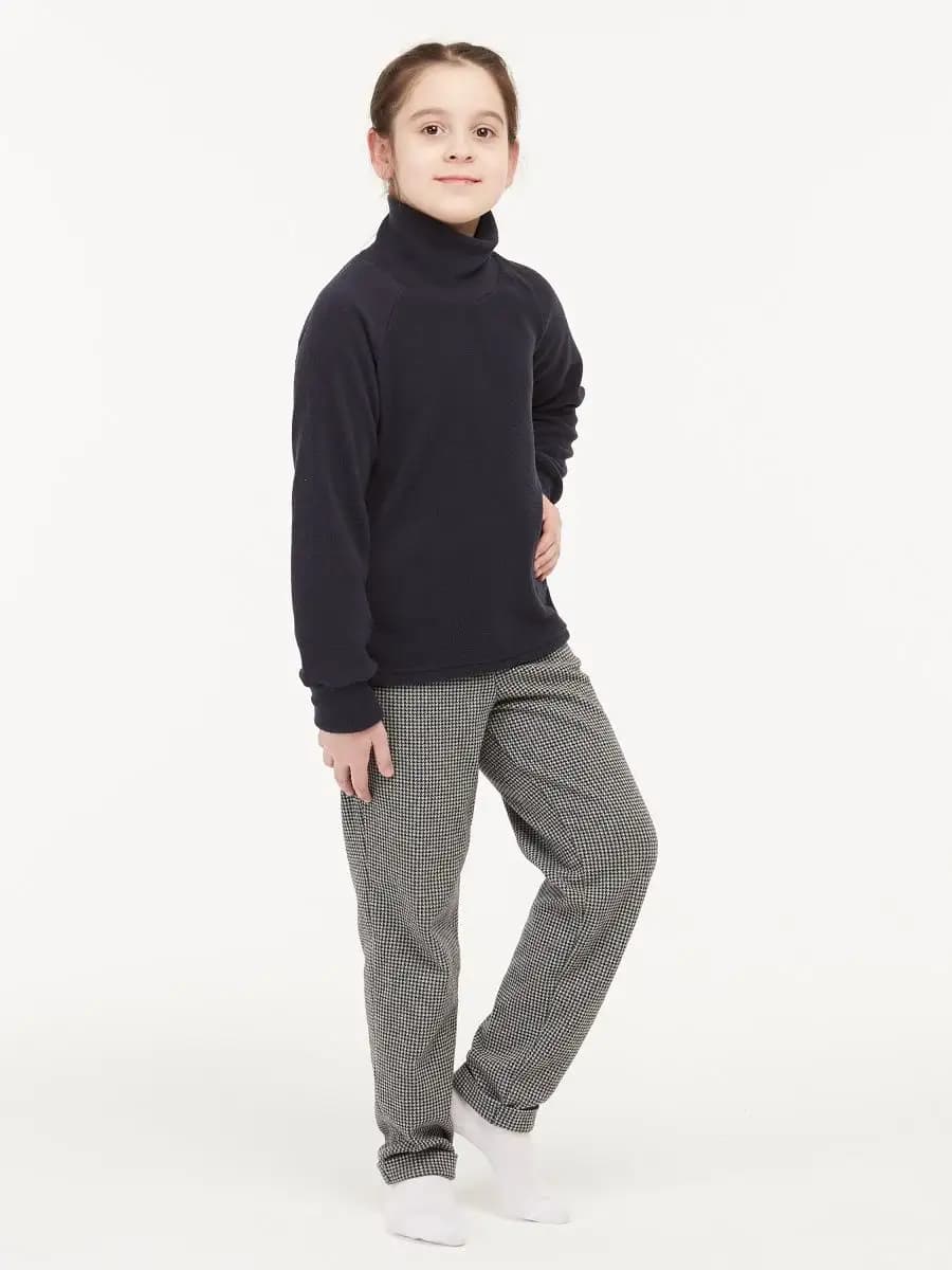 Водолазка для девочки теплая флис