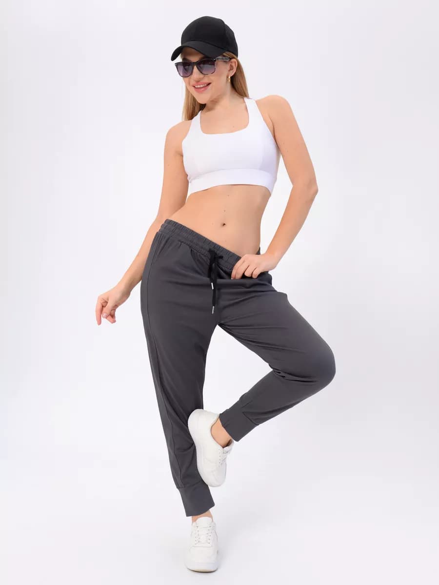 Спортивные брюки джоггеры со средней посадкой