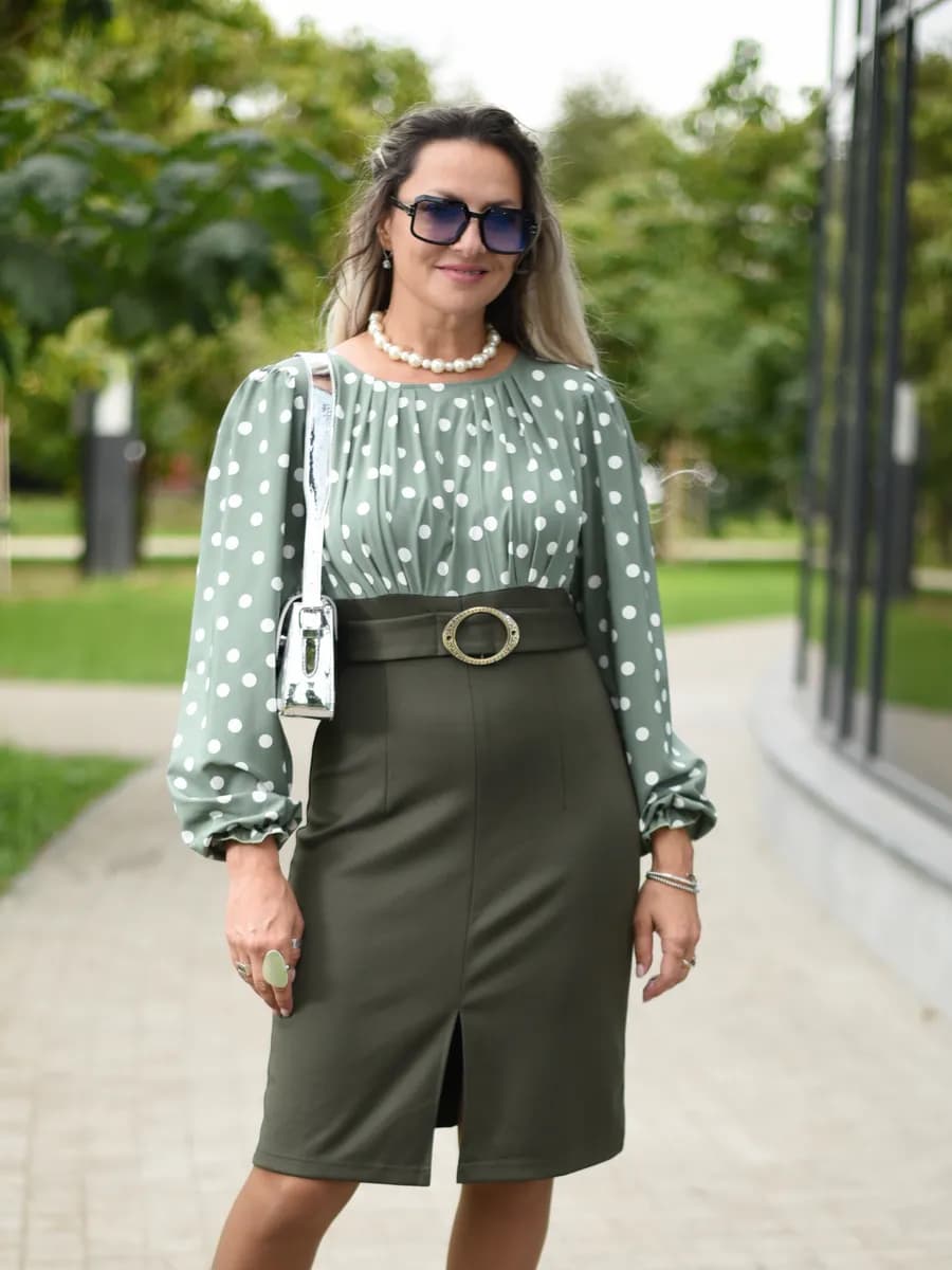 Платье офисное повседневное