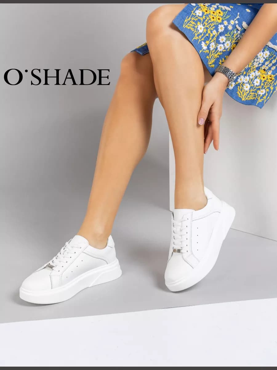 Кеды белые женские