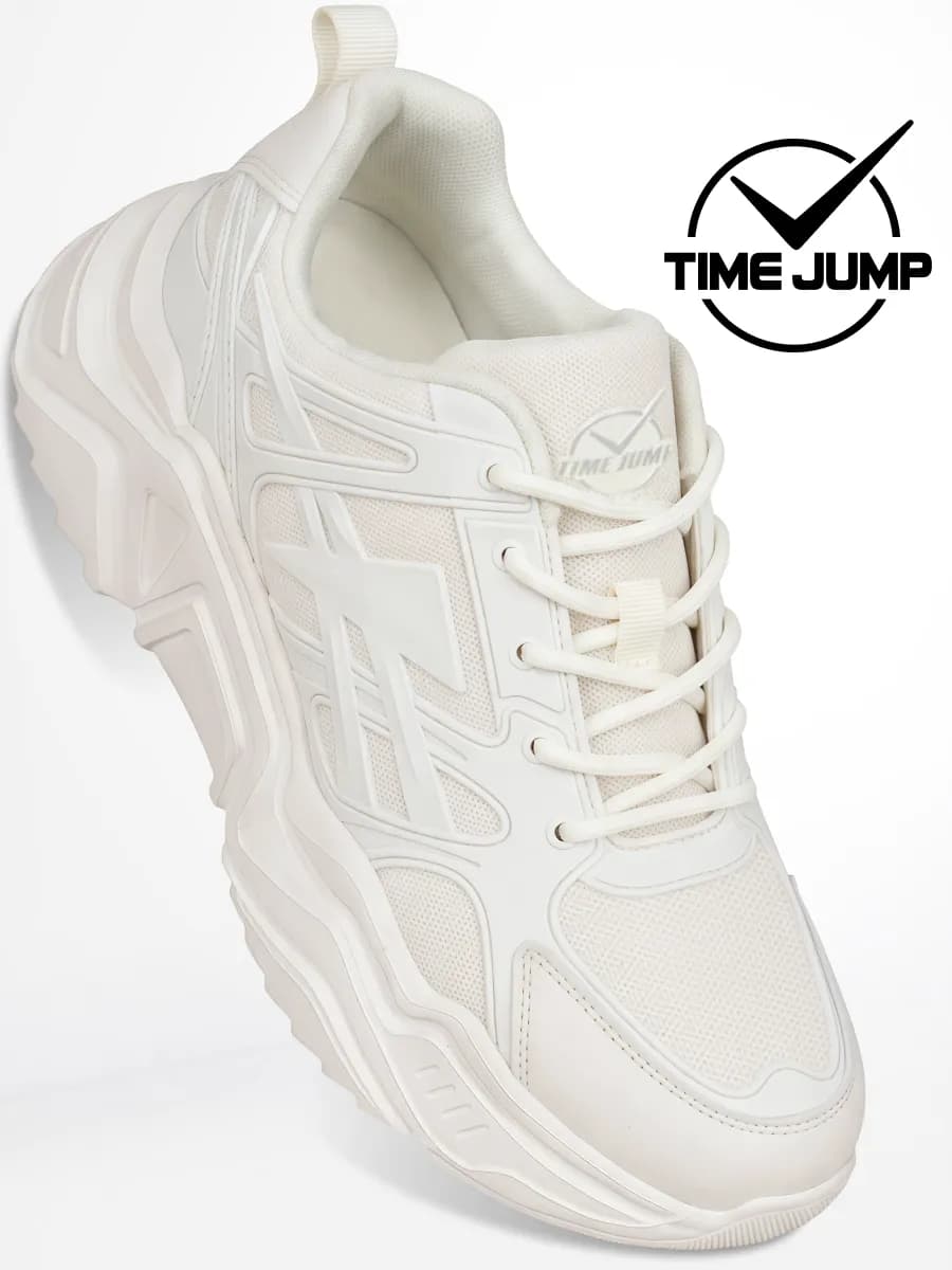 Кроссовки с перфорацией на платформе