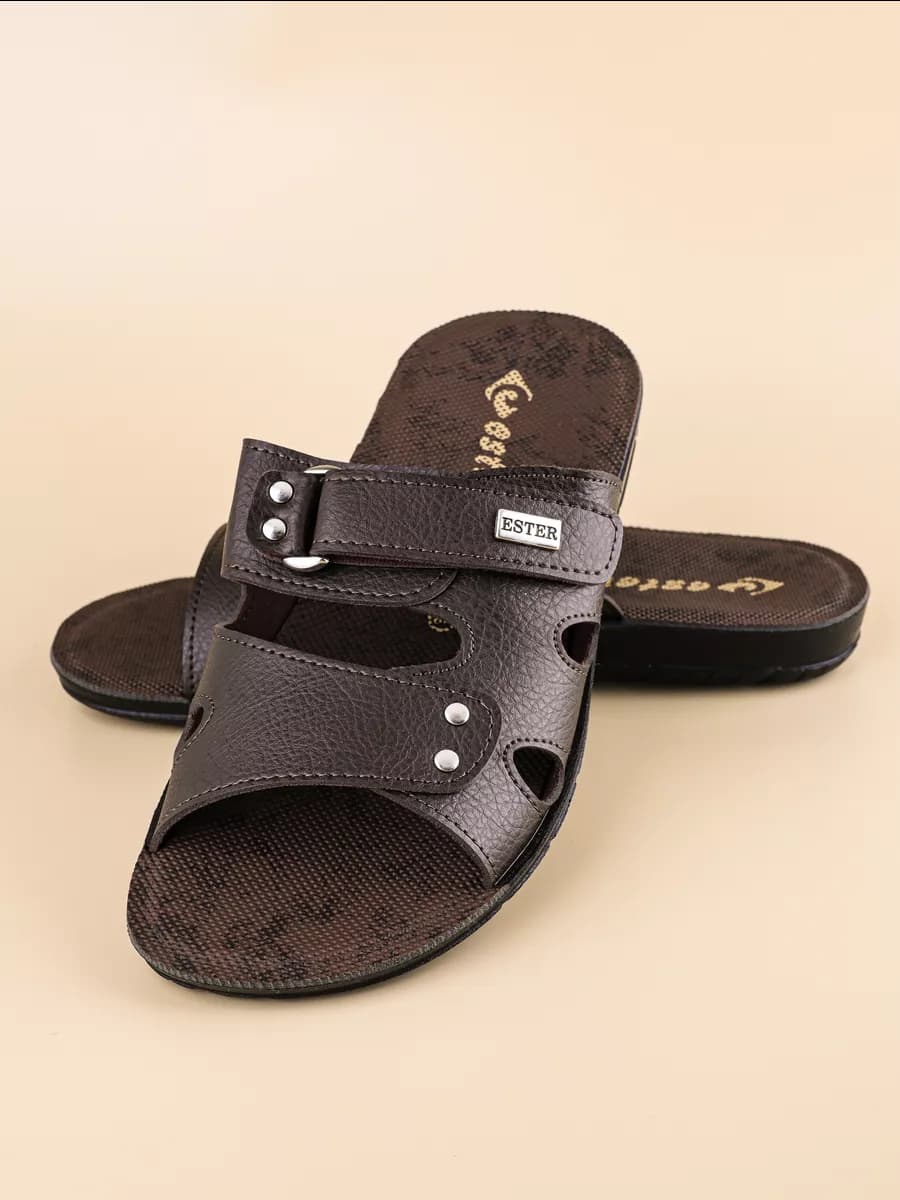 Шлепанцы кожаные летние