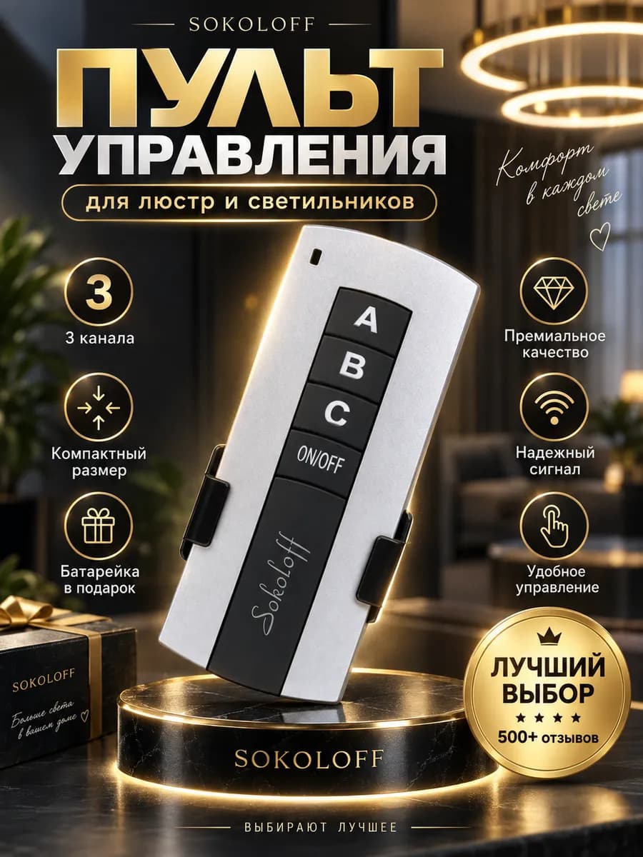 Пульт дистанционного управления для люстры