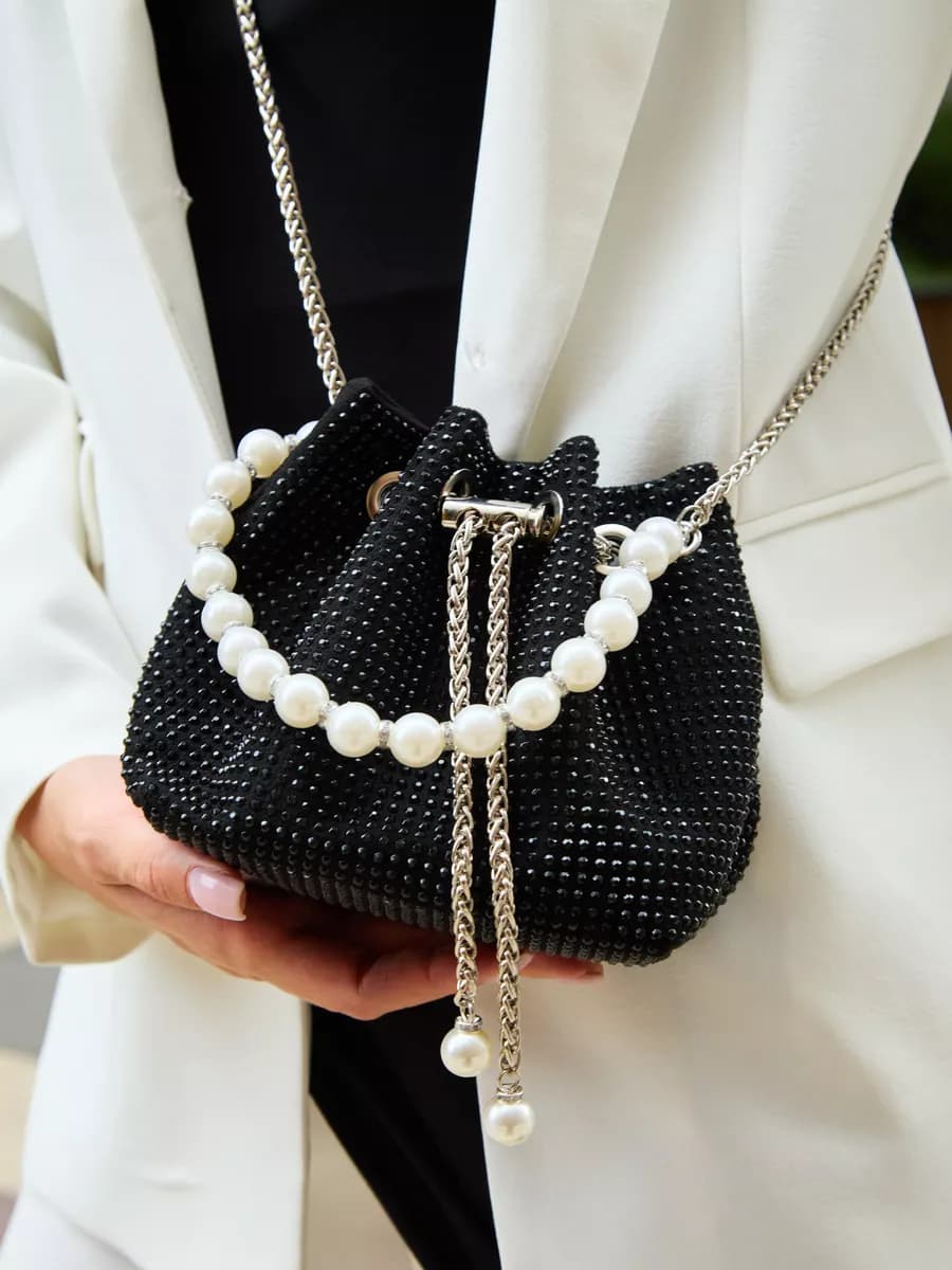 Клатч со стразами - фото 1