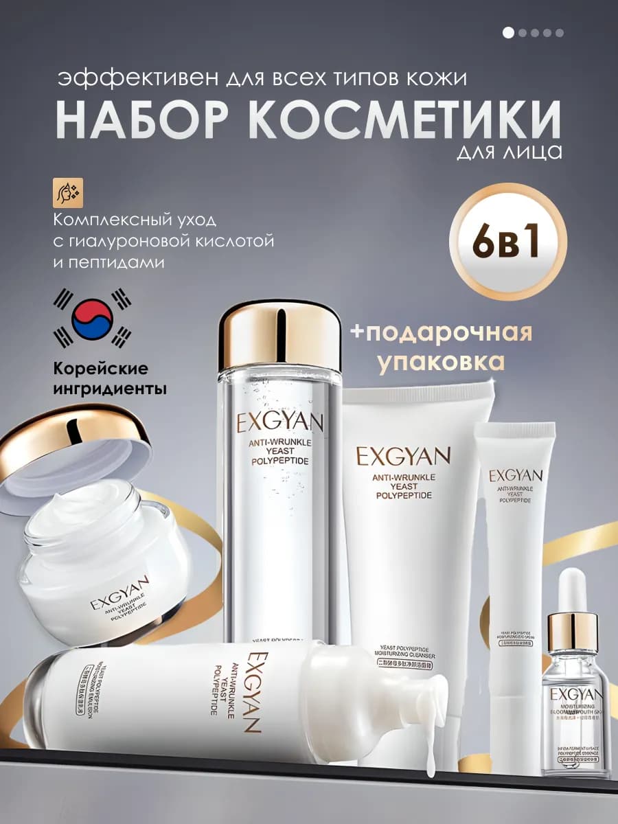 Подарочный набор косметики для ухода за лицом