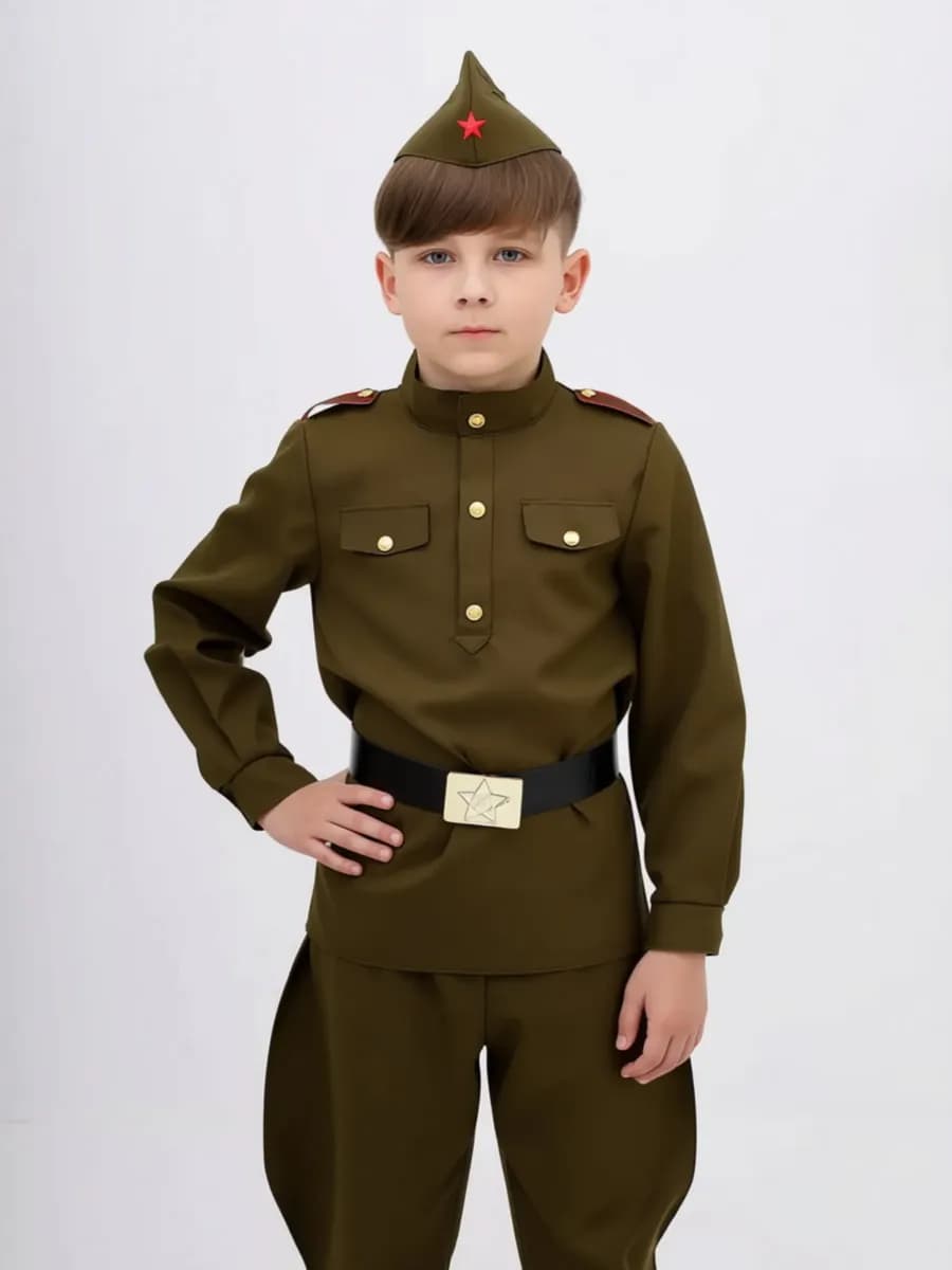 Военная форма для мальчика костюм солдата на 9 мая