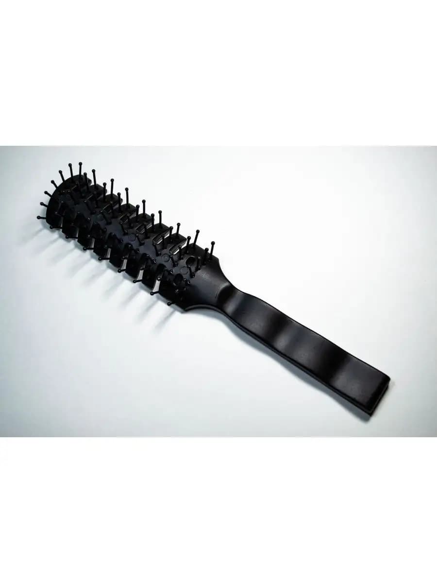 Расческа продувная узкая, пластик, 19х3,5 см