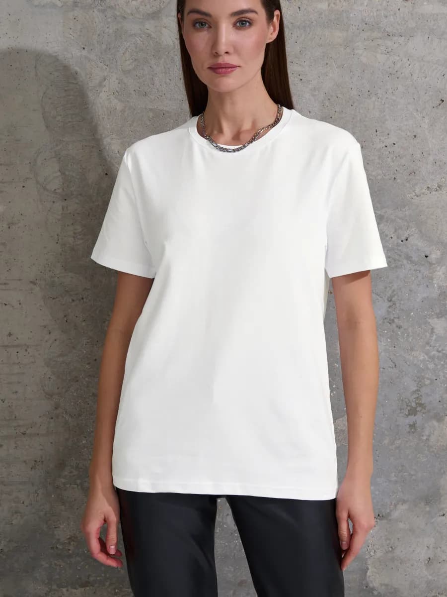 Футболка базовая прямого кроя