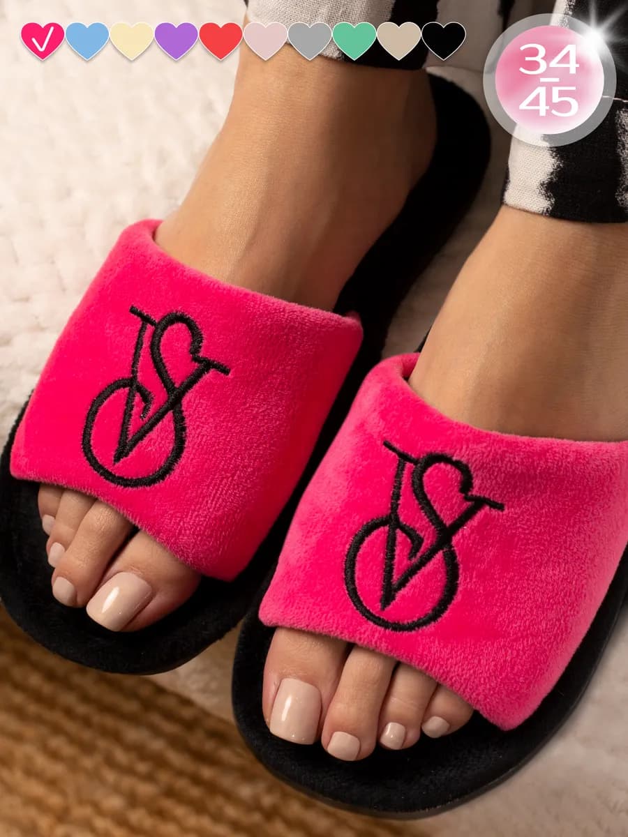 Мягкие домашние тапочки женские