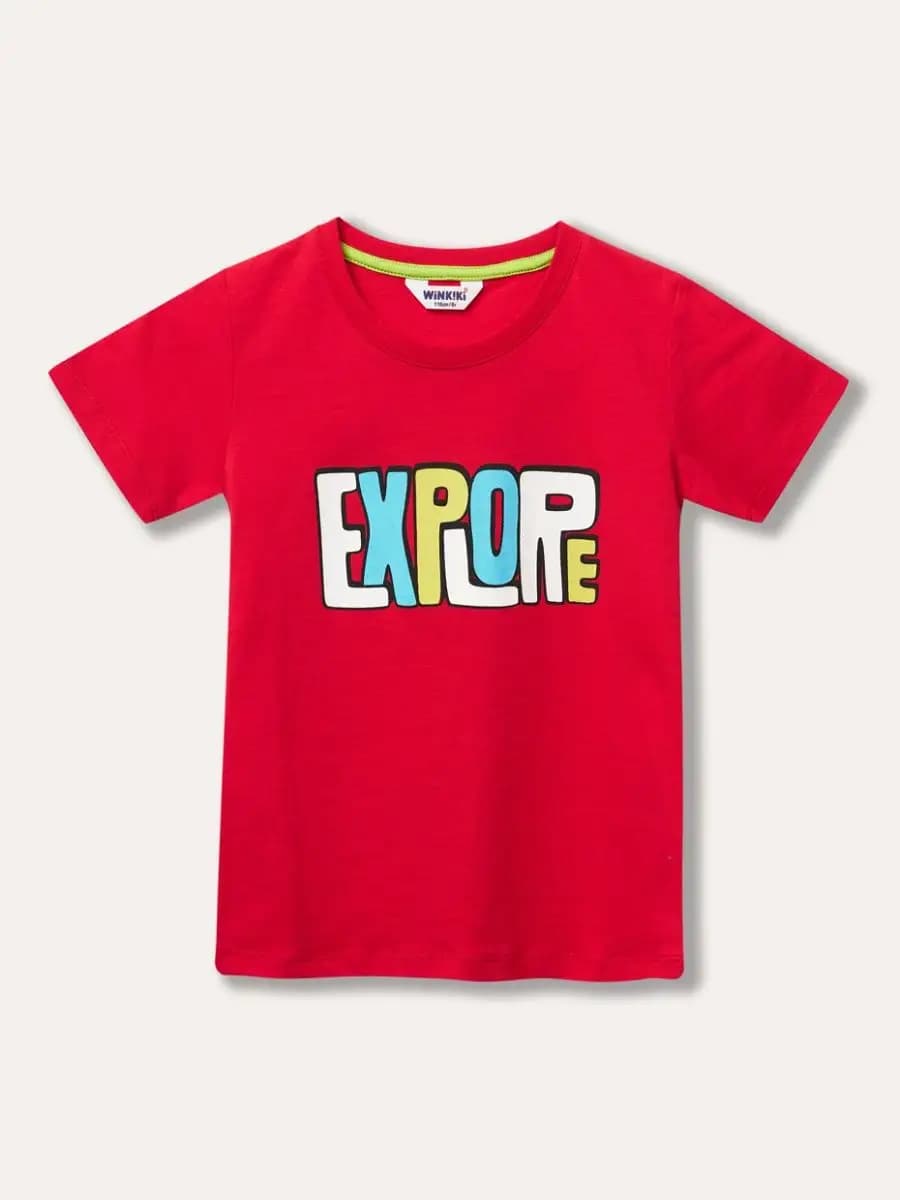 Футболка с принтом хлопок