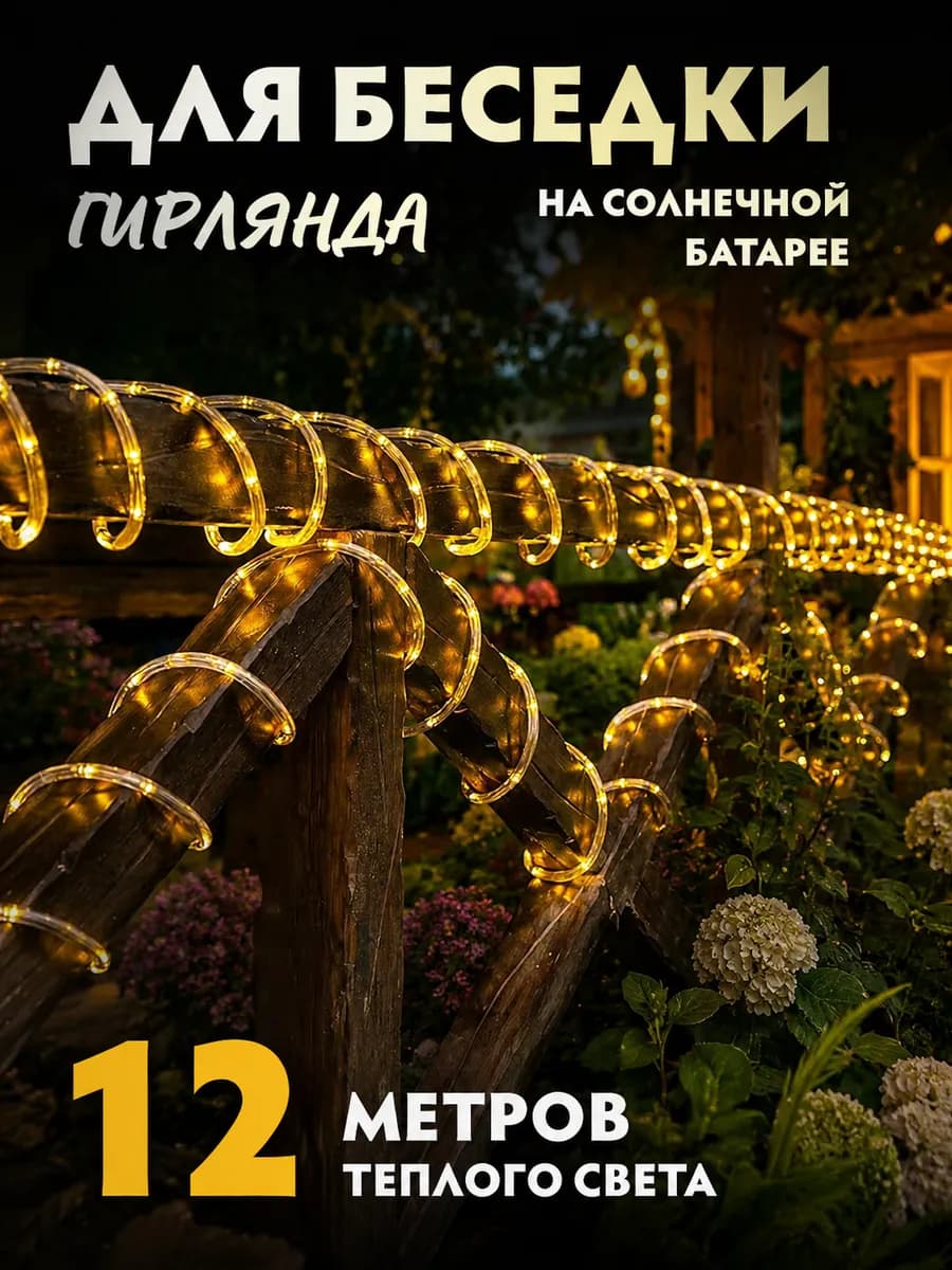 Светильники уличные для сада на солнечной батарее