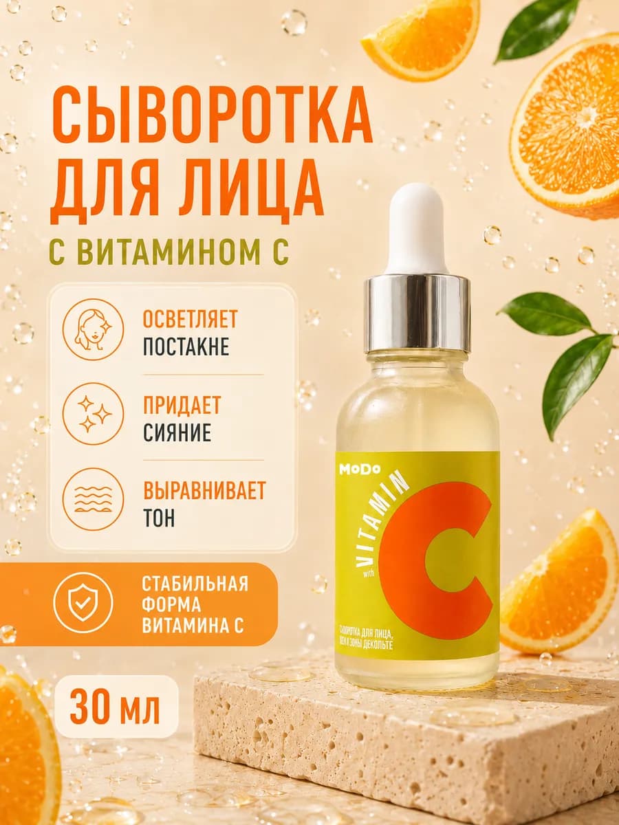 Сыворотка для лица с витамином С от пигментации
