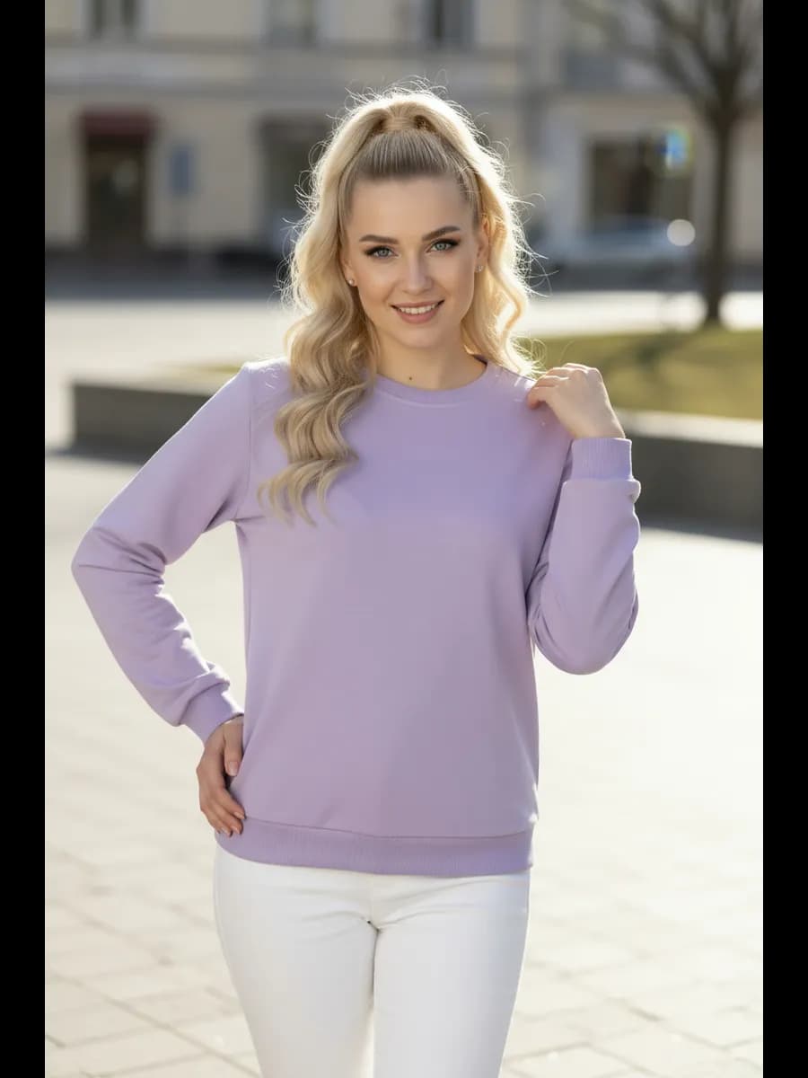 Свитшот толстовка кофта однотонная