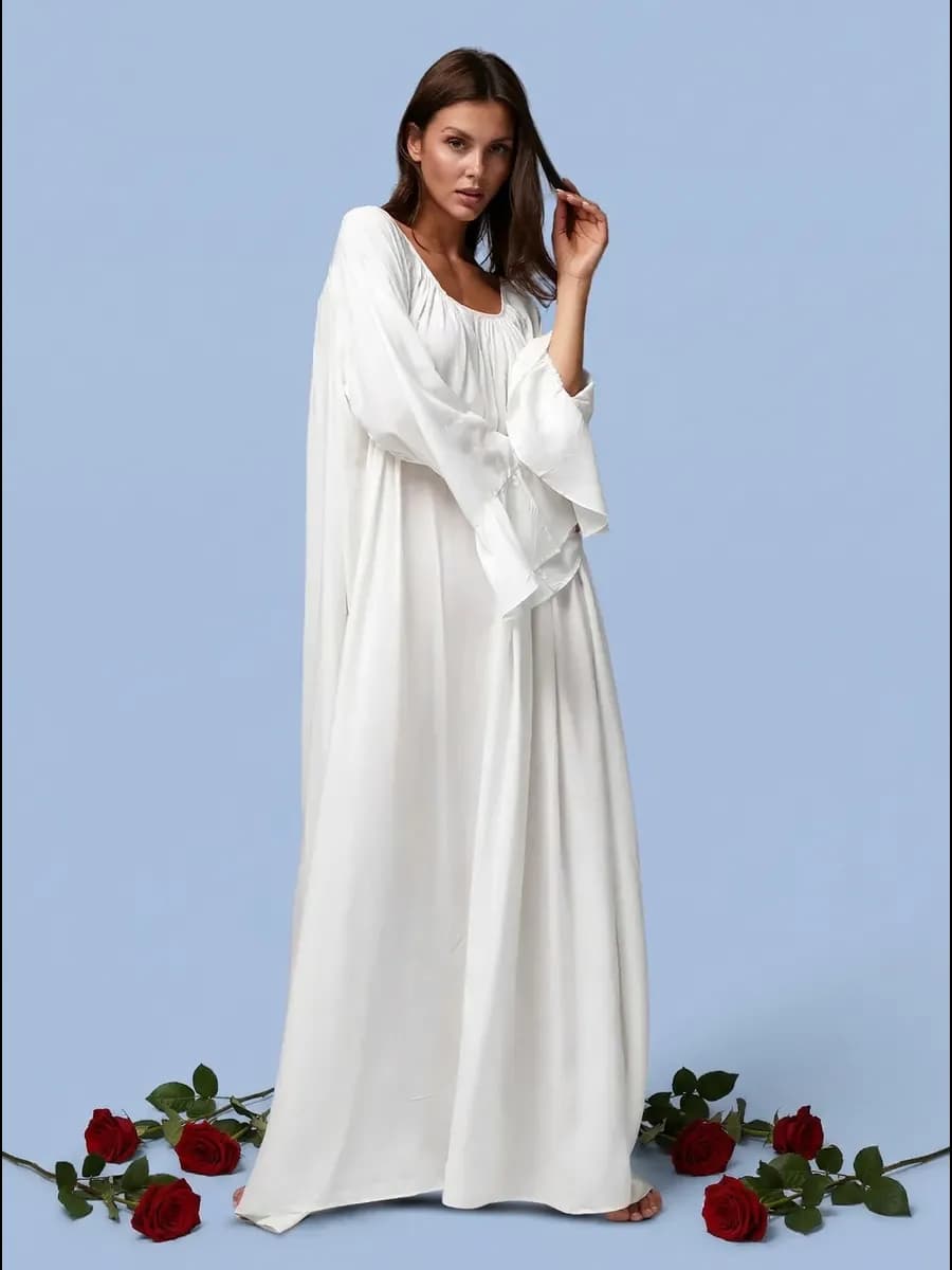 Платье летнее длинное пляжное домашнее