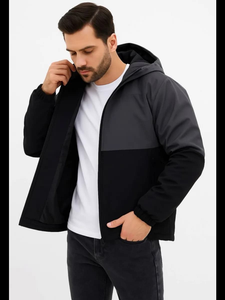 Куртка демисезонная с капюшоном