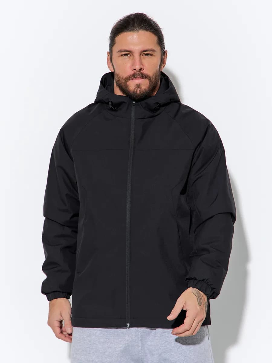 Куртка демисезонная с капюшоном - фото 1