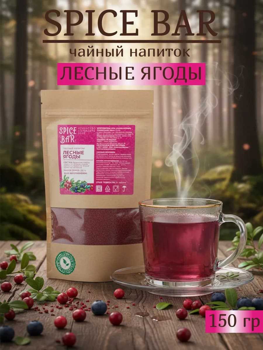 Чайный напиток Лесные Ягоды 150г
