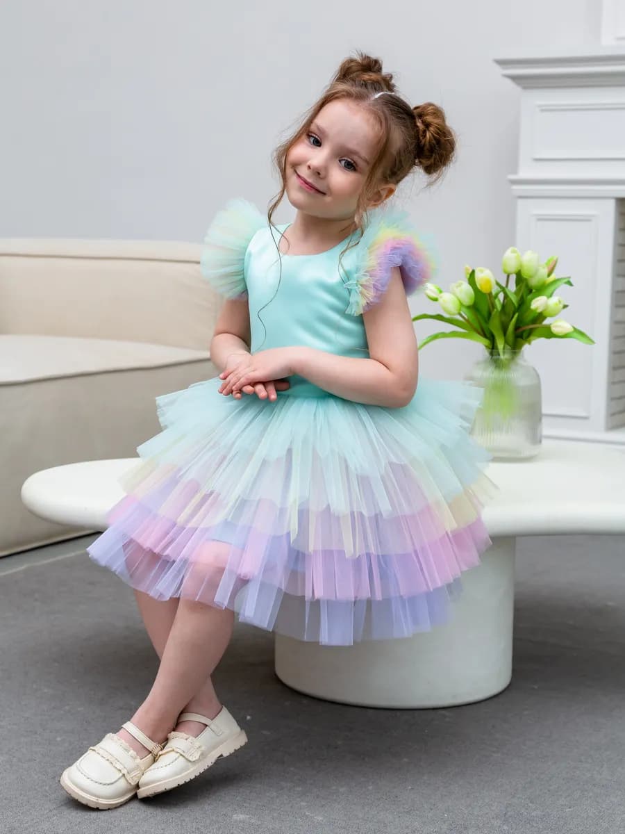 Платье праздничное нарядное Единорожка