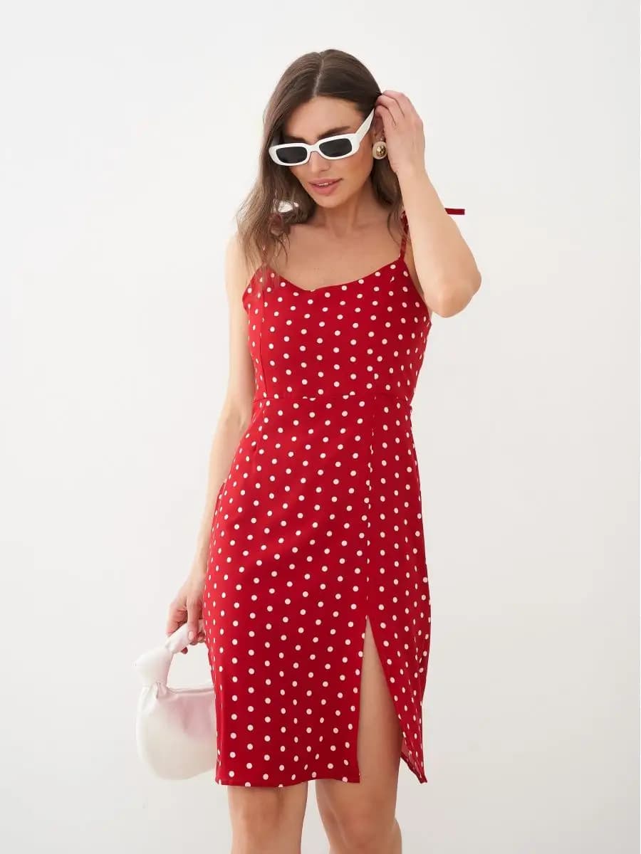 Сарафан летний с разрезом