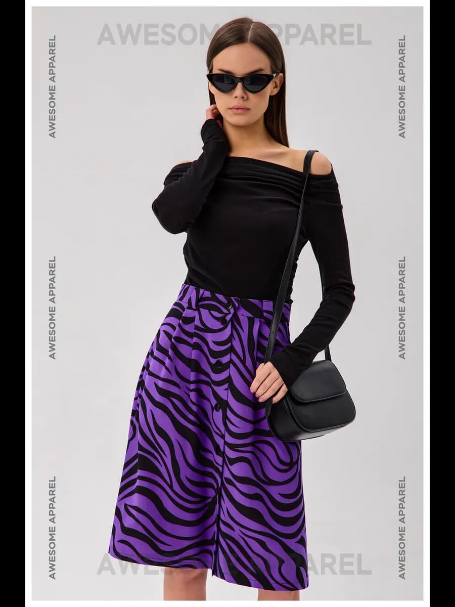 Юбка миди офисная