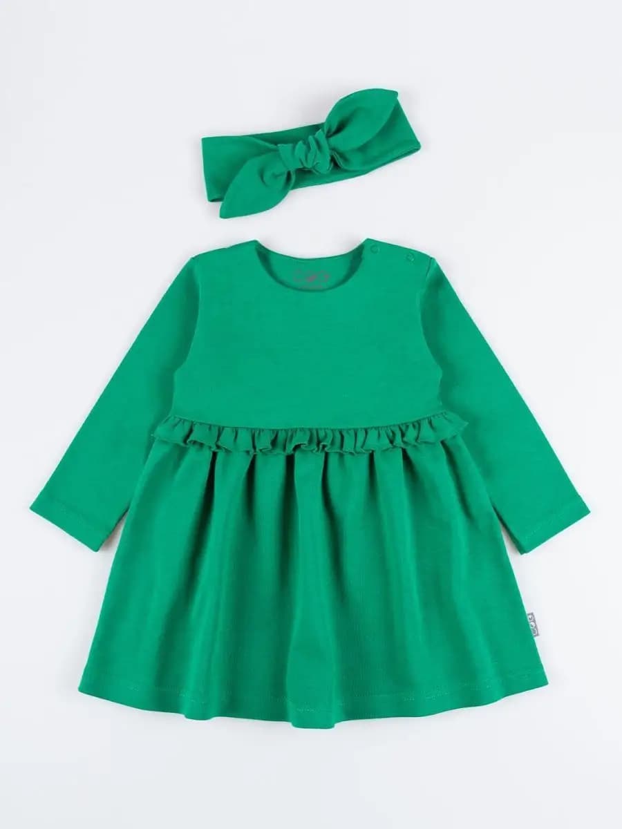 Платье для девочки с длинным рукавом