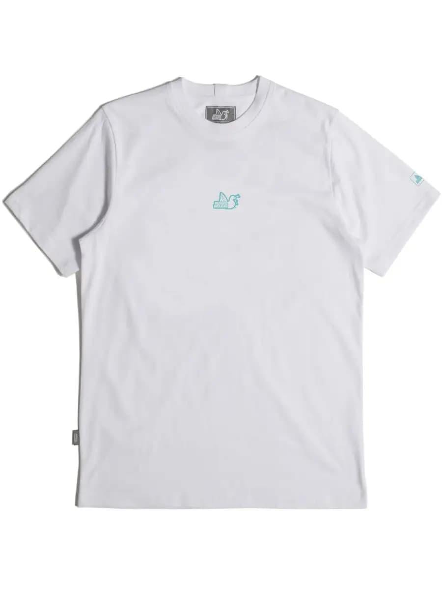 Футболка оверсайз с принтом белая подарок на 14 февраля