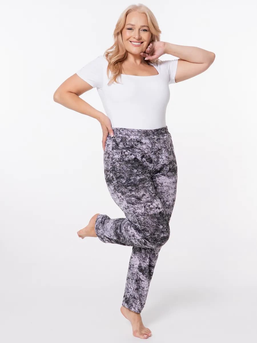 Штаны летние домашние хлопок трикотаж