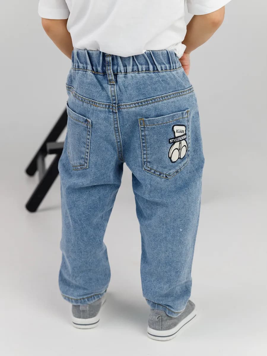 Джинсы на резинке детские