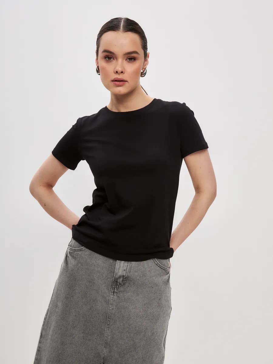 Футболка базовая приталенная