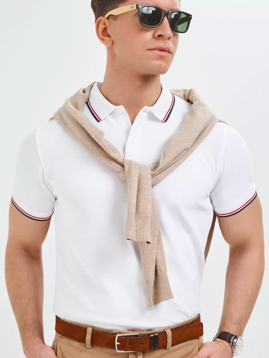 Футболка поло с коротким рукавом