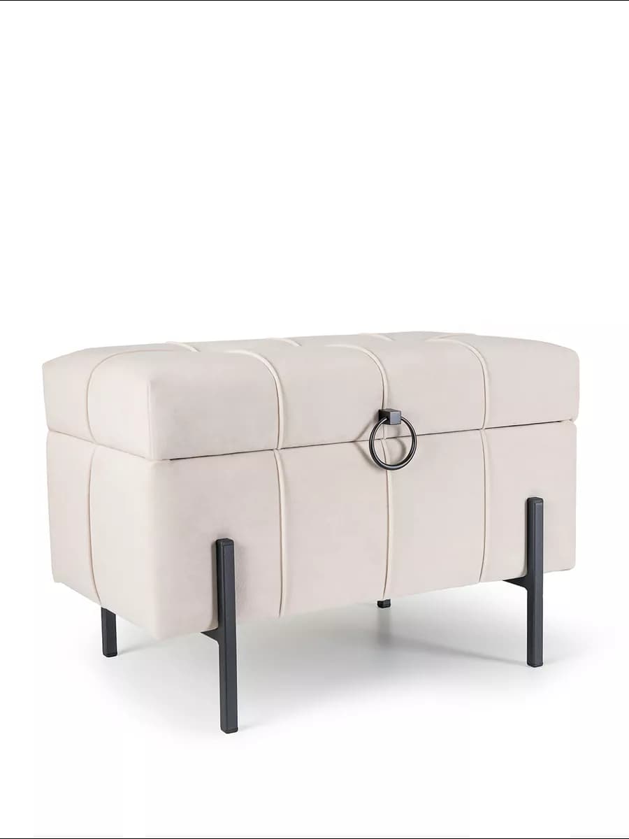 Пуфик для прихожей с ящиком для хранения - фото 1