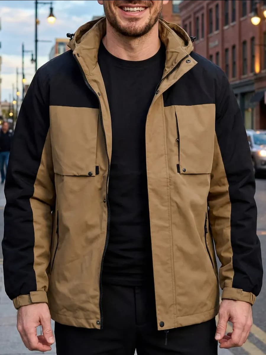 Ветровка весенняя с капюшоном