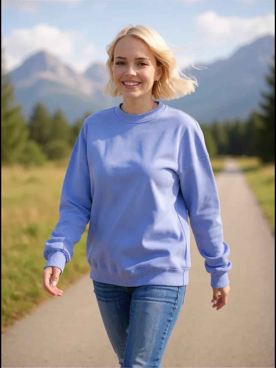 Свитшот оверсайз базовый